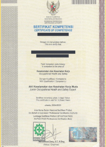 Contoh Sertifikat BNSP